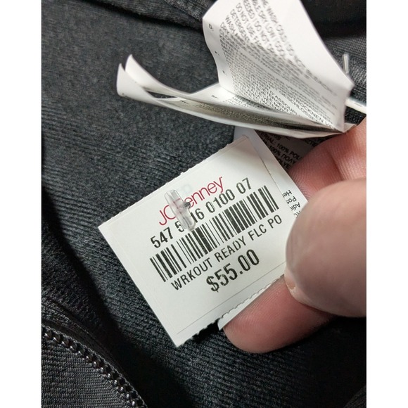 REEBOK TRAINING ESSENTIALS Men Large Black Linear Logo Track Jacket NEW READ - Picture 8 of 16